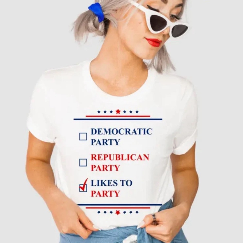 Cast your vote! Likes to party tee.